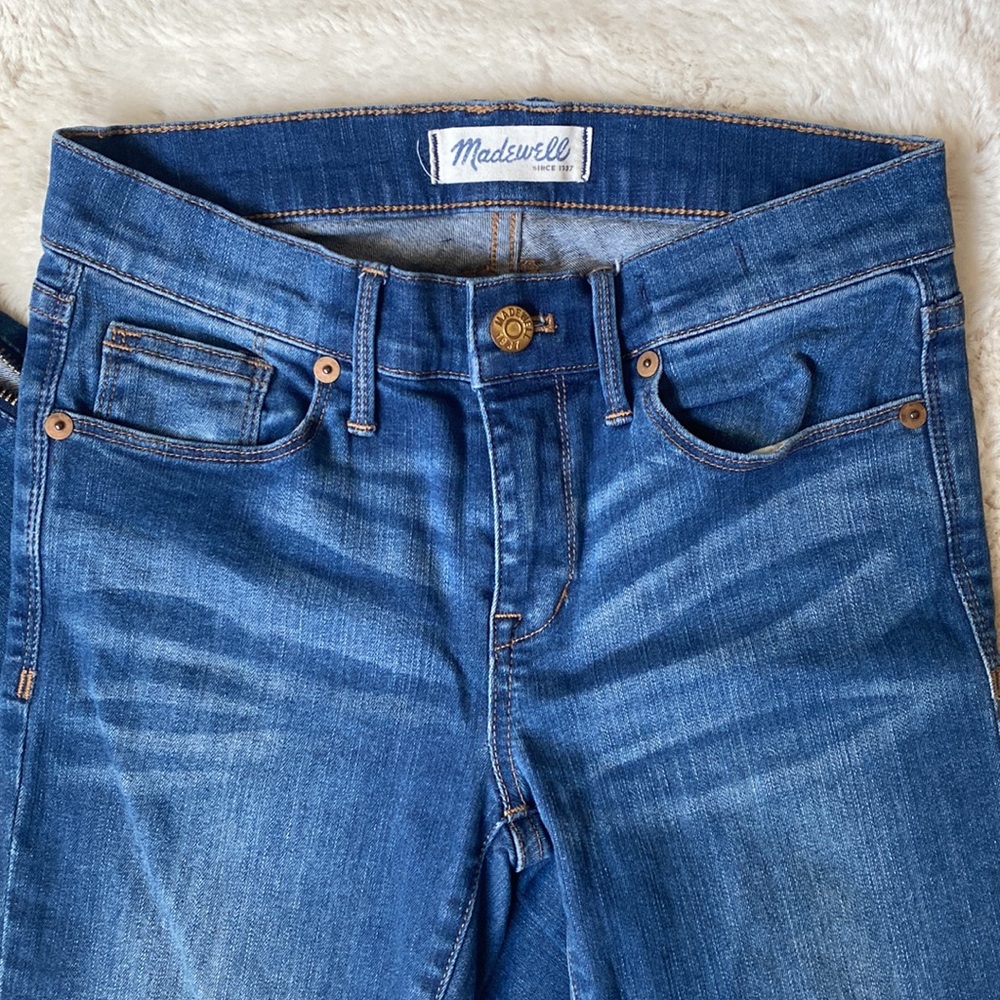 MADEWELL Skinny Skinny Ankle Jeans Size 24 EUC - Picture 4 of 12